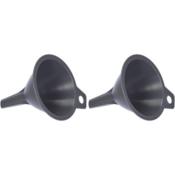 Набір лійок Fackelmann, воронка для заповнення пляшок і банок (колір сірий), кількість 3 шт., (Ø 11 см (упаковка 2))