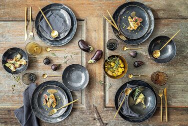 Співачка Набір кавових кухлів Tombey з кераміки, ручної роботи, набір чашок для кави з 4 предметів, сучасний дизайн Кавова кружка 300 мл 4 шт.