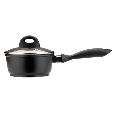 Ківш із антипригарним покриттям BergHOFF, зі скла. кришкою, діам.16 см, 1,1 л