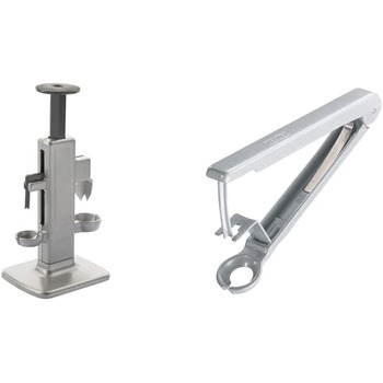 Косточка для вишни и сливы Westmark, комбинированная косточка, высота 23 см, алюминий/нержавеющая сталь/пластик, 40202260 (Steinex-Combi, комплект с вишневой косточкой из серебра)