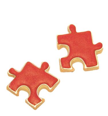 Форма для печенья в виде пазла маленькая, 4 см, RBV Birkmann