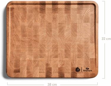 Дошка обробна 38 x 32 см, 2 в 1 Burnhard