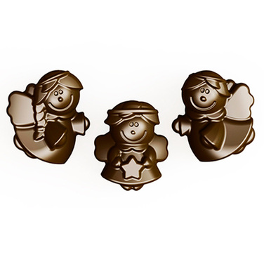 SCG27 Форма силіконова для шоколаду 'Ангел' 35x30 mm, h 16 mm