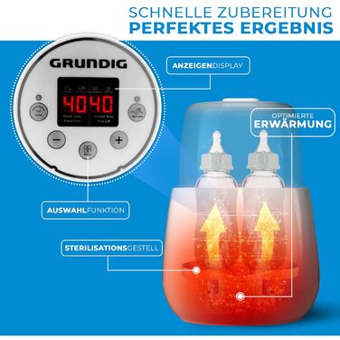 Підігрівач на 2 дитячих пляшечок GRUNDIG
