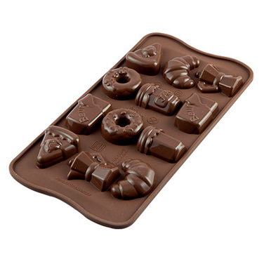 SCG22 Форма силіконова для шоколаду 'добрий ранок' 39х24,5х13 мм