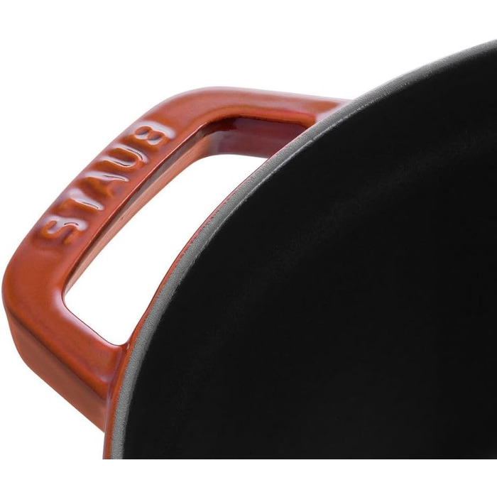 Кастрюля / жаровня 24 см с крышкой Burnt Orange Staub