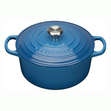 Каструля / жаровня з кришкою 22 см, синій Le Creuset