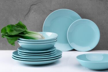 Набор из 6 тарелок для супа 21 см Konsimo