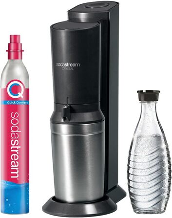 Набір для газування води, 3 предмети, чорний Crystal 3.0 SodaStream