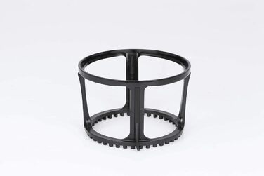 Дизайн повільної соковижималки, результат тесту 'Дуже добре', соковижималка для фруктів, овочів і зелені, великий завантажувальний отвір 75 мм Ø для цілих фруктів, з ситом для соку і сорбету, чорний, нержавіюча сталь, 500 -