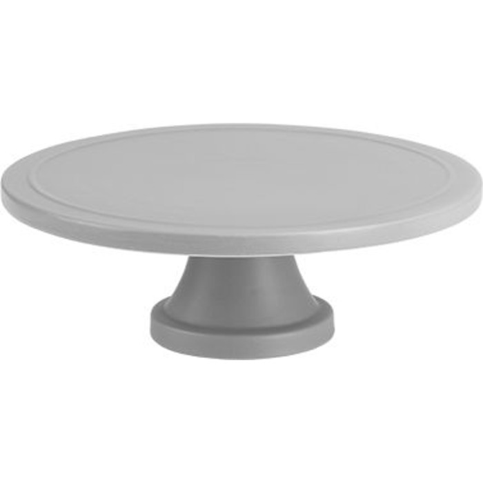 Блюдо для торта, 24 см, сіре, Trend RBV Birkmann
