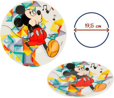 Набір дитячого посуду "Міккі Маус", 3 предмети CARTOON