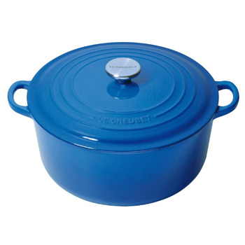 Каструля / жаровня 26 см, синій марлю Le Creuset
