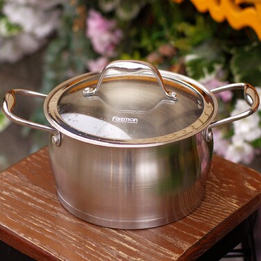 Каструля зі скляною кришкою 16 см 1,9 л MIRANDA Fissman