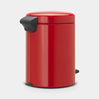 Сміттєвий бак з педаллю 5л безшумний червоний NewIcon Brabantia