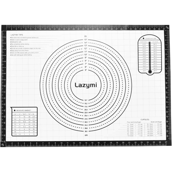 Силіконовий килимок для випічки 71 х 51 см Lazymi