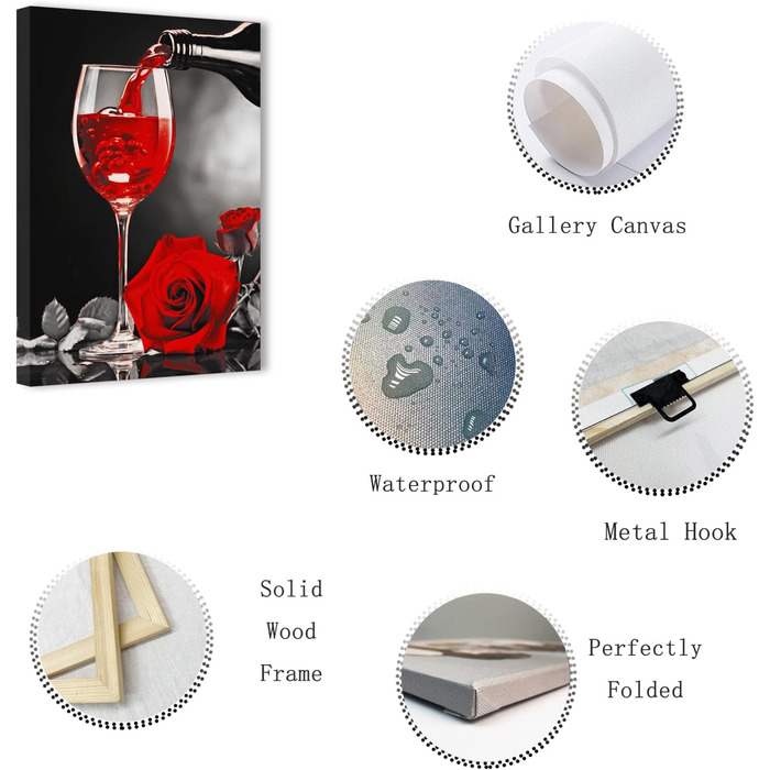 Настінний декор для кухні 45 x 30 см ZXHYWYM