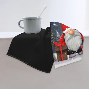 Різдвяний рушник 70 х 40 см Милий гном Ouqiuwa