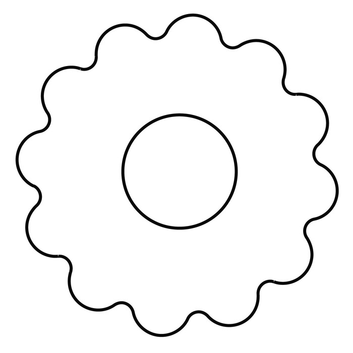 Формочка для печива Віконця металева 6 см Kaiser