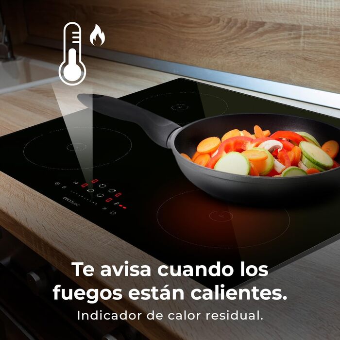 Індукційна плита з 4 конфорками, 7200 Вт Bolero Squad I 4200 Cecotec