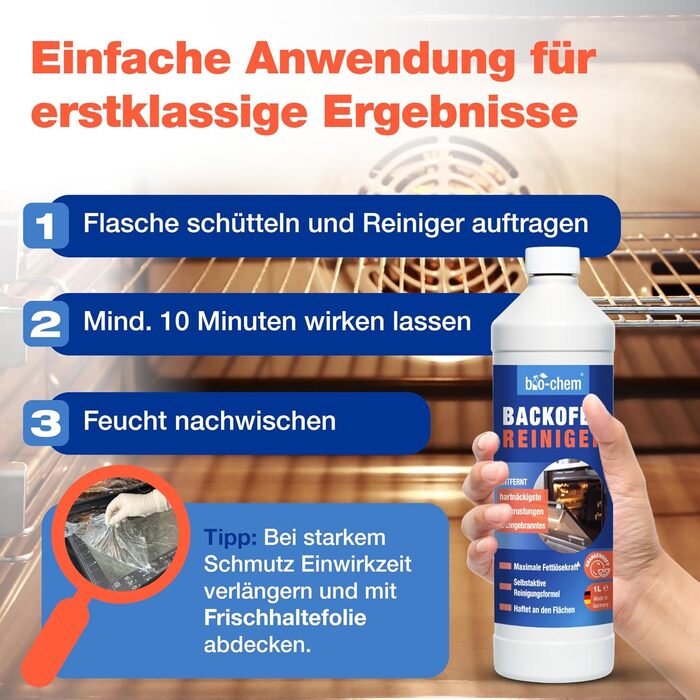 Засіб для миття духовок 1 л bio-chem