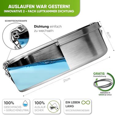 Ланч-бокс металевий 1400 мл Blockhütte