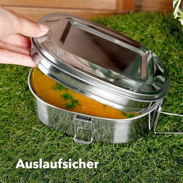 Ланч-бокс 1,2 л металлический с двойной крышкой Tool & Tree