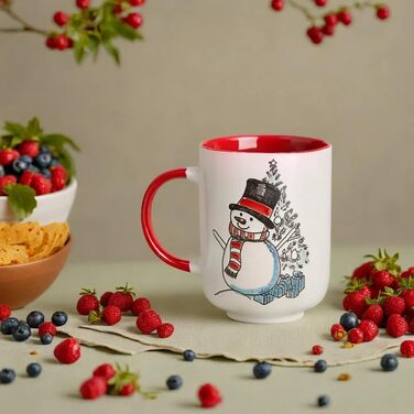 Керамічна різдвяна кружка 450 мл. TuYines