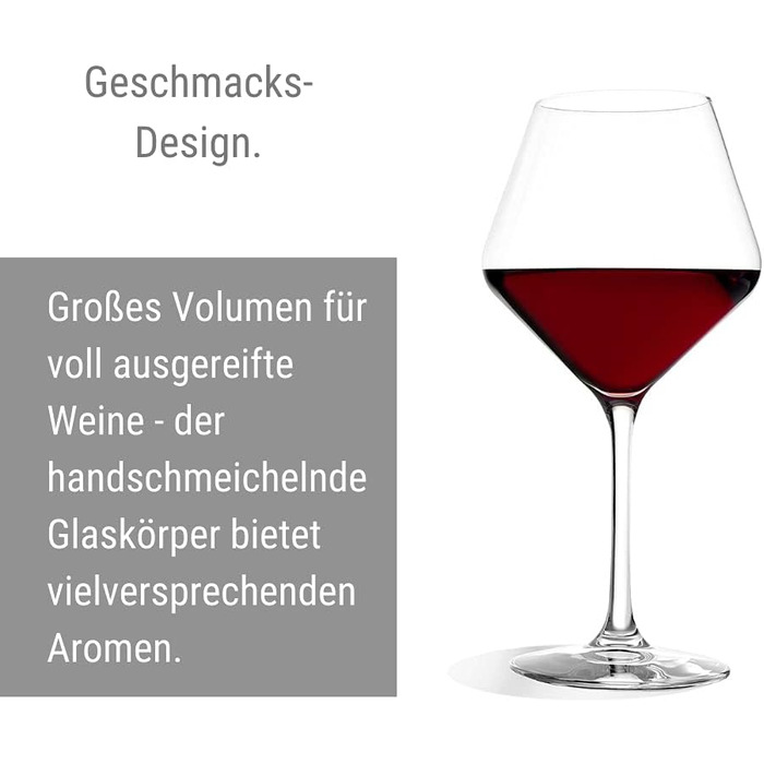 Келихи для білого вина Stlzle Lausitz Revolution 365 мл I Келихи для білого вина Набір з 6 келихів для благородного кришталю I Келихи для вина Можна мити в посудомийній машині I Набір келихів для білого вина ударостійкий I найвищої якості (545 мл келихи д