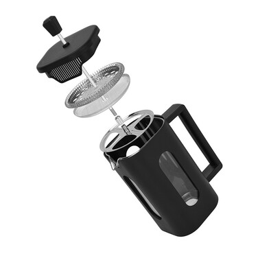 Заварювальний чайник Fissman з поршнем 1000 мл скляна колба (9130)