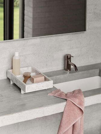 Піднос мармуровий, 30 x 18 x 7,5 см білий Abento Blomus