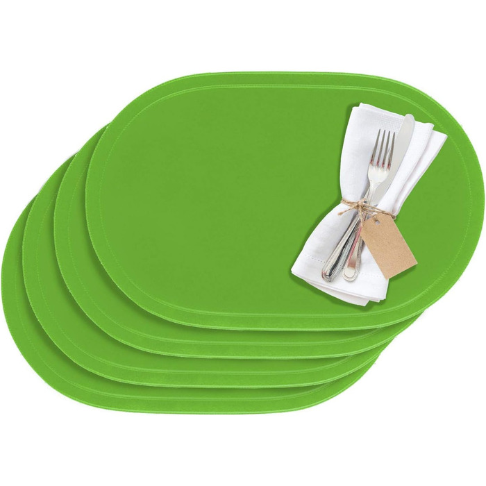 Килимки/килимки Westmark, 4 шт. и, 45,5 x 29 см, вініл, синій/ Saleen Edition Fun (зелений)