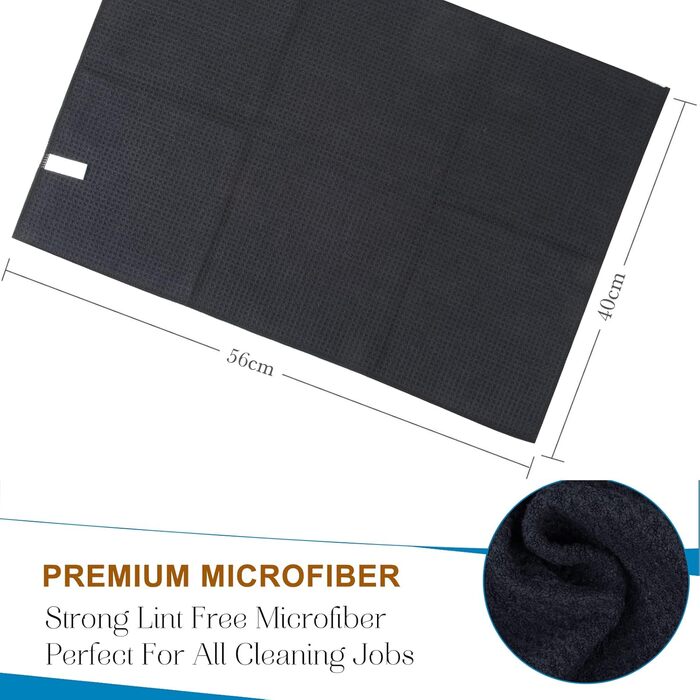 Кухонні рушники VIVOTE, рушники для гостей, подарункові, 40x60 см, 2 шт., м&39які кухонні рушники, абсорбуючі рушники (чорні)