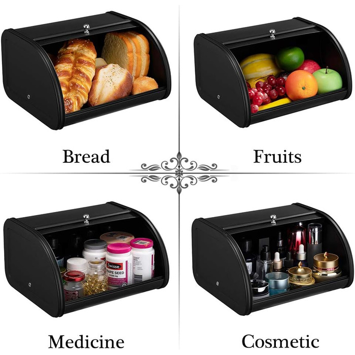 Хлібниця з кришкою що згортається 30,5 x 26 x 17,5 см HollyHOME