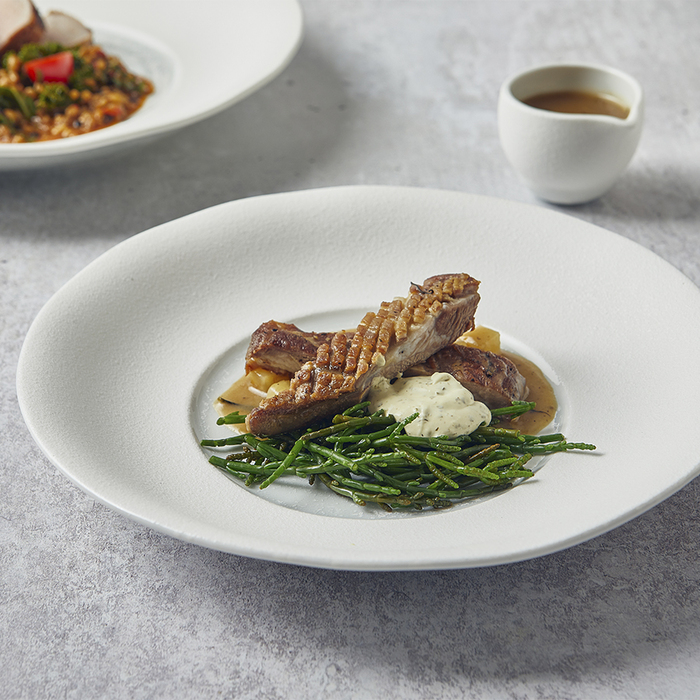 Тарелка глубокая 26 см, Incise Porcelain Lustre, GenWare