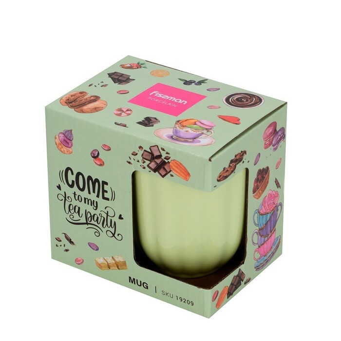 Кружка Fissman 360 мл порцеляна (19209)