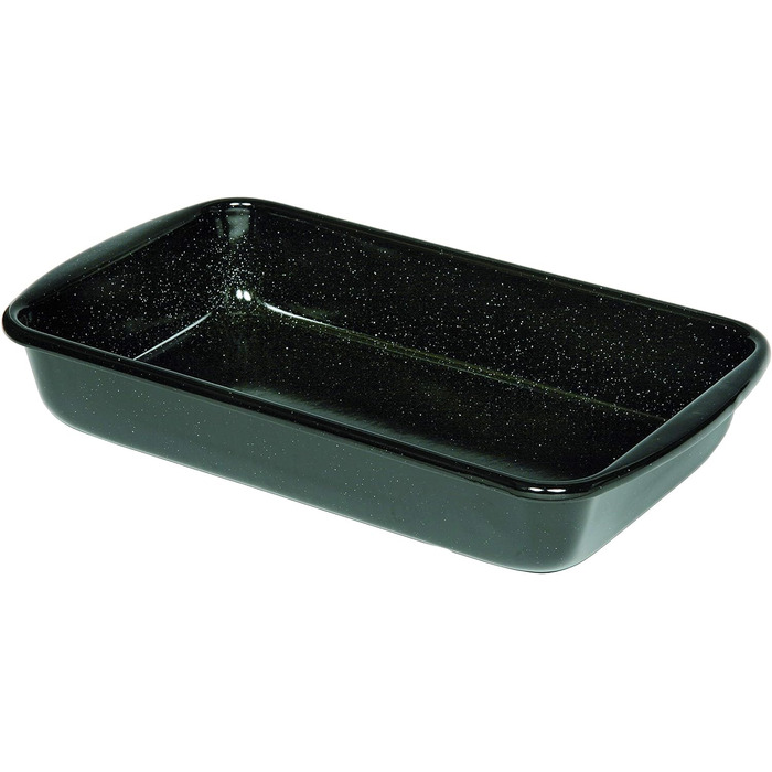 Сковорода висока 33/42, CLASSIC - СКОВОРОДА ДЛЯ ЗАПІКАННЯ ТА ЗАПІКАННЯ, висота 7,0 см, емальована, чорна, 41,6 х 32,8 х 7 см, жаровня, індукційна, 0402-022