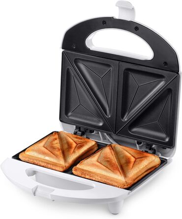 Контактний гриль Ufesa та тостер для сендвічів XXL підходять для всіх розмірів тостів, гриль для стейків і паніні, бутербродниця з антипригарним покриттям, електричний гриль, який легко чистити, ізольовані ручки, 1000 Вт, PR1000 (бутербродниця 750 Вт)