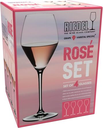 Набор из 4 бокалов для розового вина 0,32 л, Rosé set Riedel