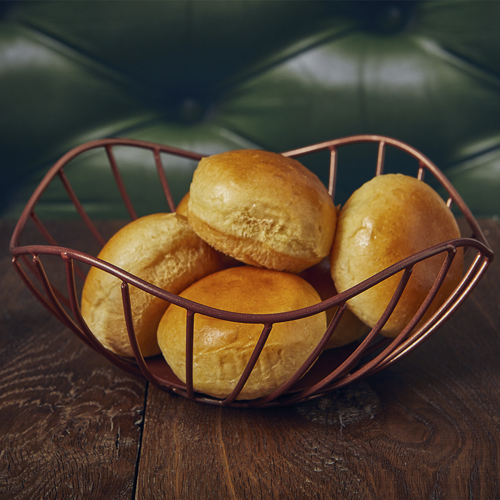 Кошик 20*8 см, мідний, металевий, Lotus Leaf, GenWare