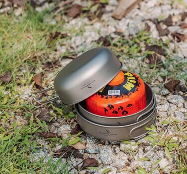 Набір титанових чаш для кемпінгу 3 шт. Boundless Voyage