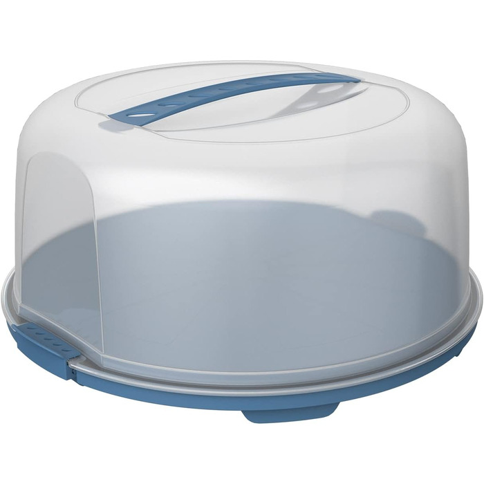 Контейнер для тортов переносной 35,5 x 34,5 x 16,5 см синий Rotho