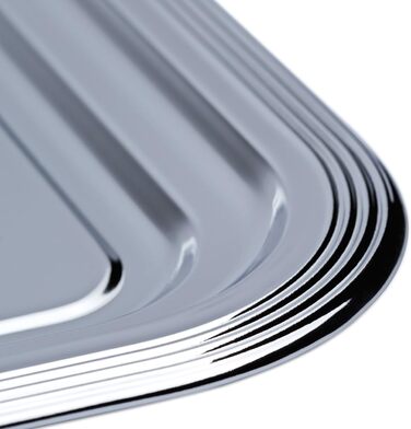 Блюдо для вечеринок / Сервировочное блюдо / Сервировочный поднос / Рыбное ассорти / Фруктовое блюдо Металл 53 см x 32,5 см, 3 шт.