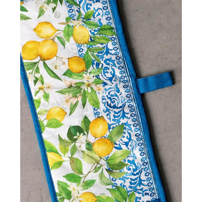 Прихватка для духовки Maison d&39 Hermine, підставка для каструль, 100 бавовна, термостійкі кухонні рукавички, прихватка для духовки (19 см x 33 см) та підставка для каструль (20 см x 20 см) для приготування їжі, Морзін - Прихватка для духовки на День под