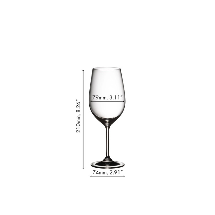 Набор 2 бокалов для белого и красного вина 400 мл Vinum Riedel