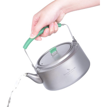 Титановий чайник для кемпінгу 800 мл Boundless Voyage