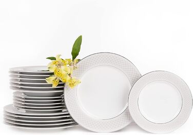 Набор тарелок на 6 персон, 18 предметов Konsimo