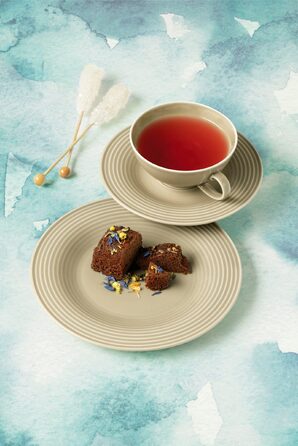 Чайний сервіз на 6 персон, 18 предметів, Beat Sandbeige Seltmann Weiden