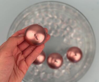 Плаваючі свічки 50 шт. 40 мм. рожеве золото Deko Haus