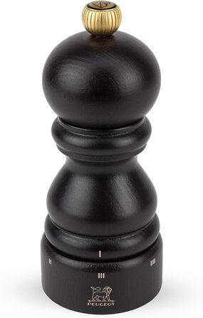 Ручний млин для перцю Peugeot Paris, регулювання помелу u'Select, висота 12 см, дерево, коричневий, 23447 Млин для перцю шоколадний